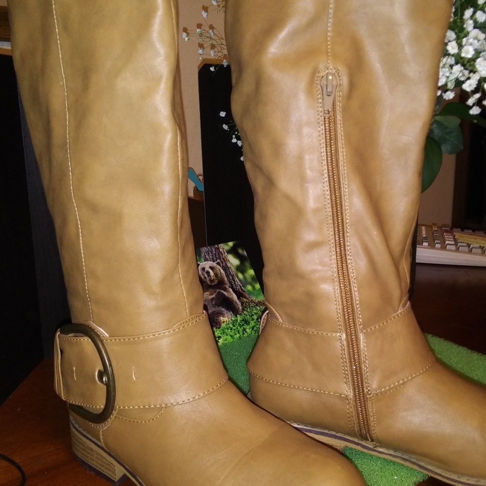 Bamboo Knee High Boots